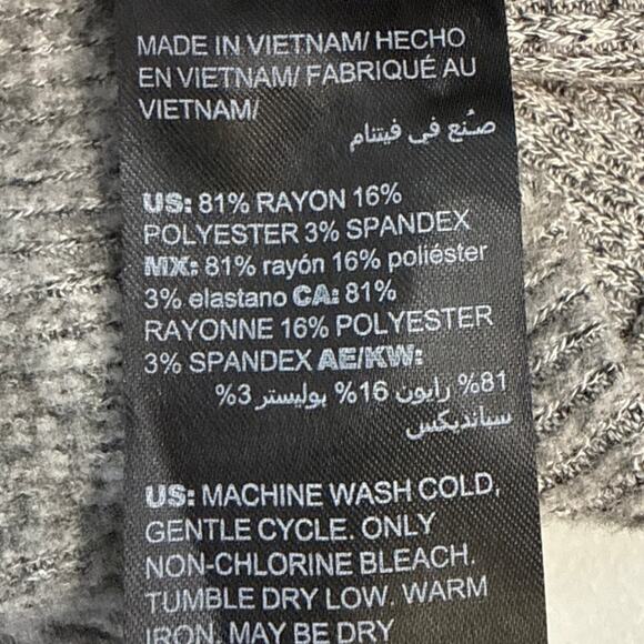 White House Black Market Long Sleeve Turtleneck Sweater Size XL in Gray - Picture 8 of 8